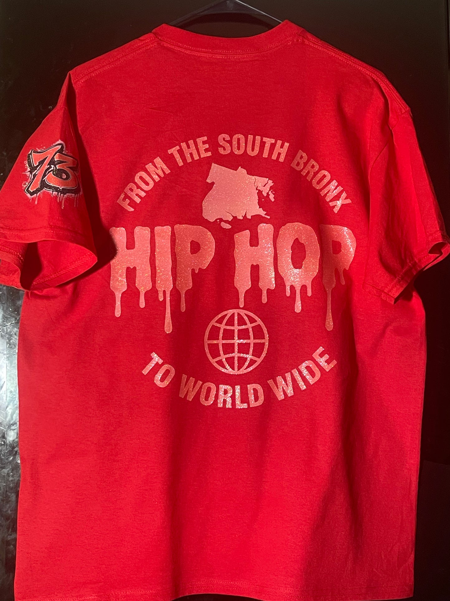 Somebody Say HOO! Hip-Hop Legacy Tee – Red 73 Edition