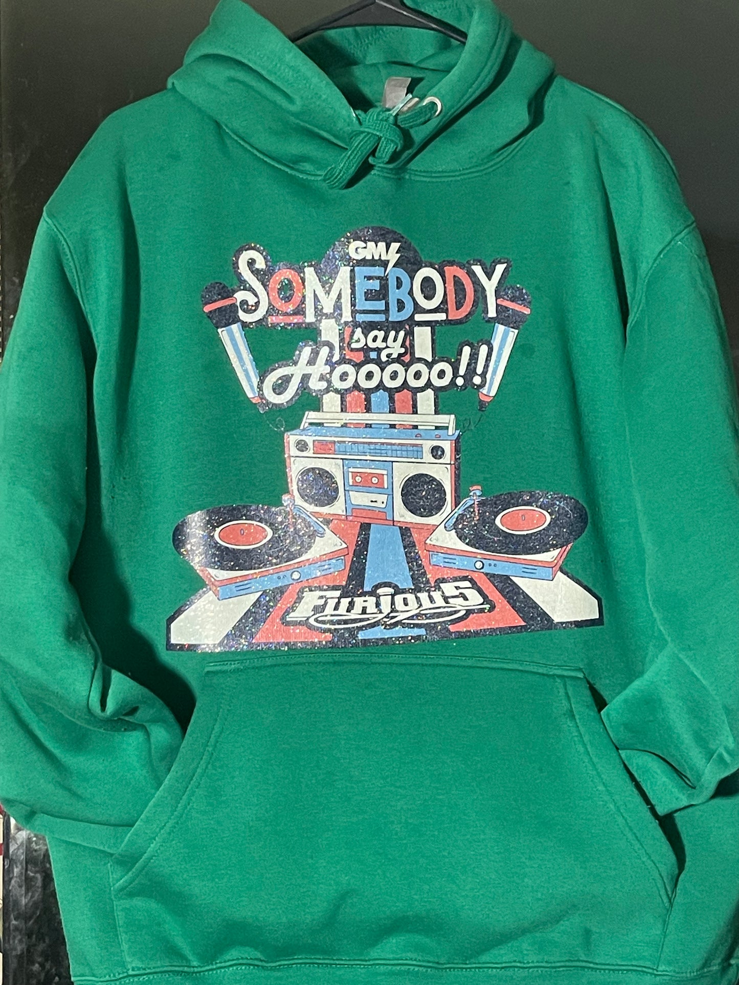 Somebody Say Hoo – Boogie Down Bronx Hip-Hop Green Sweatsuit