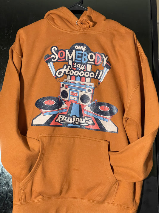 Somebody Say Hoo Rust Sweatsuit