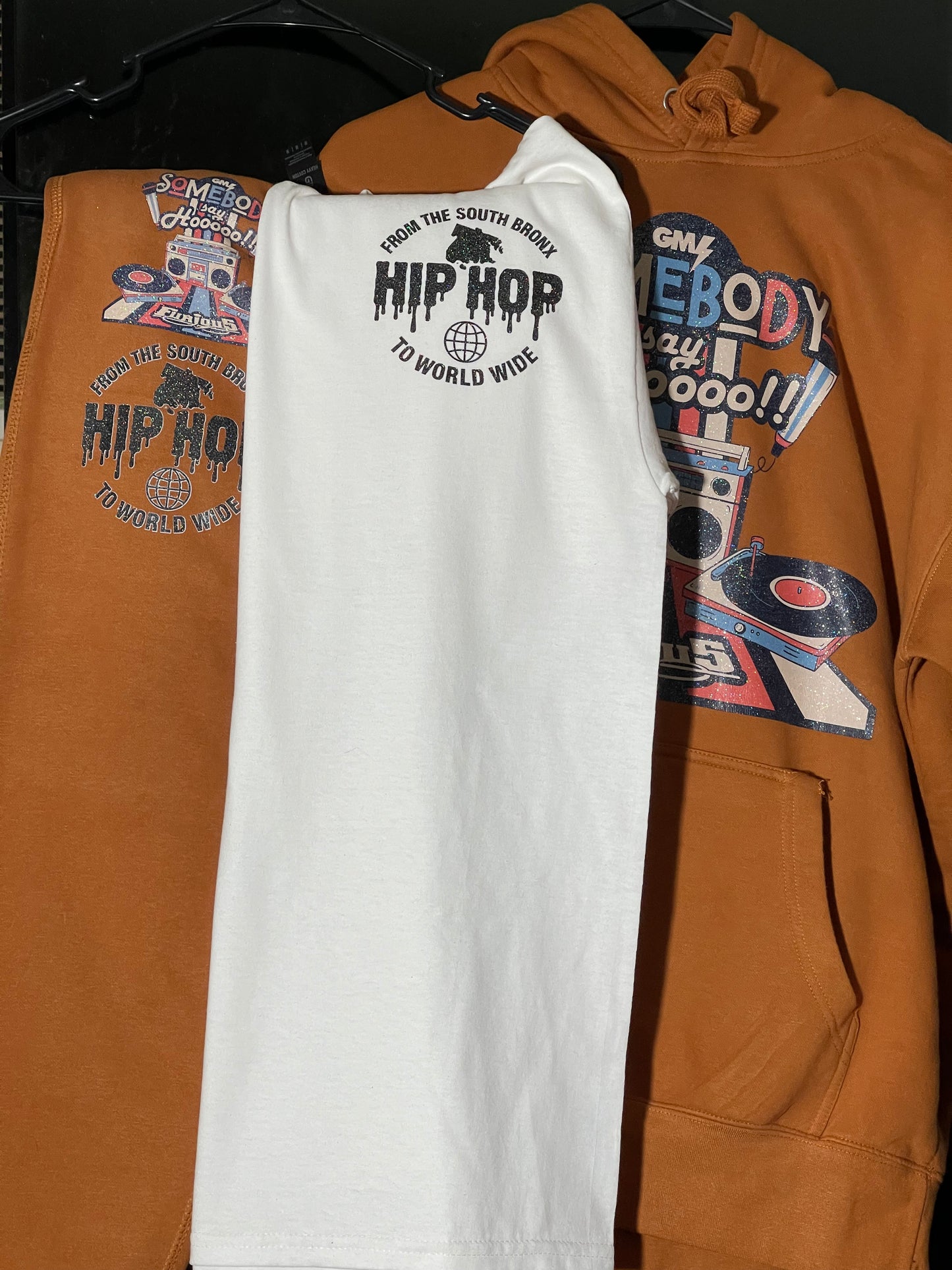 Somebody Say Hoo Rust Sweatsuit