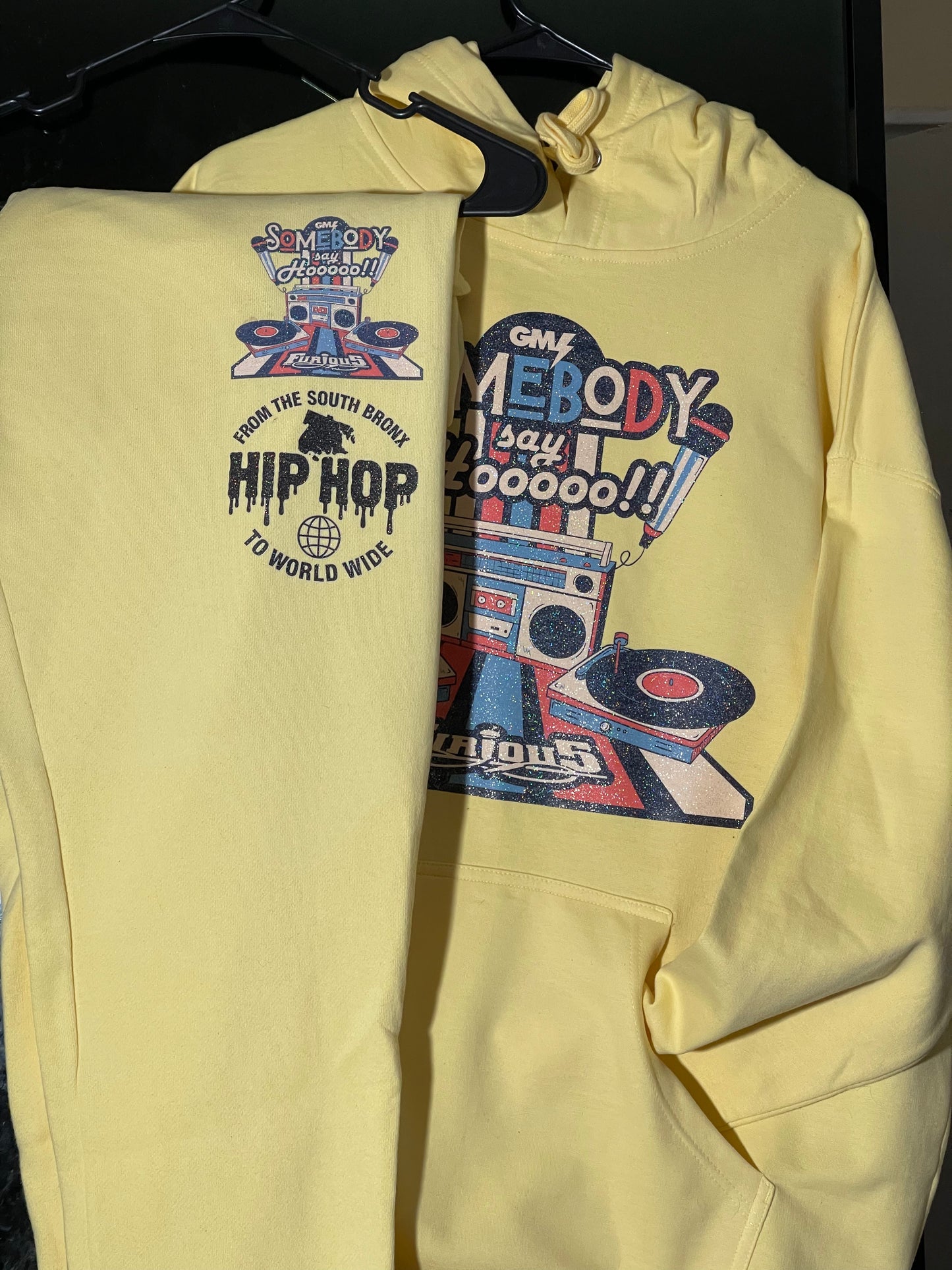 Somebody Say Hoo Yellow Sweatsuit